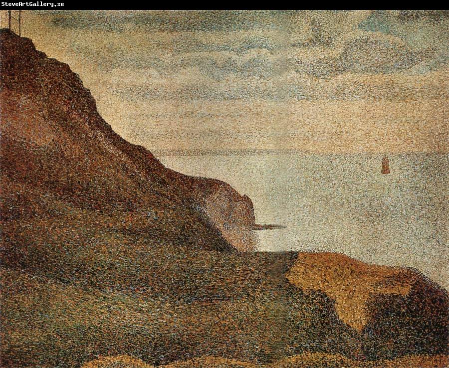 Georges Seurat The Landscape of Port en bessin